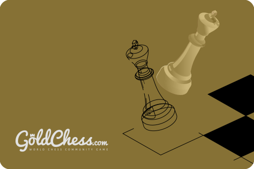 chess figures and goldchess logo