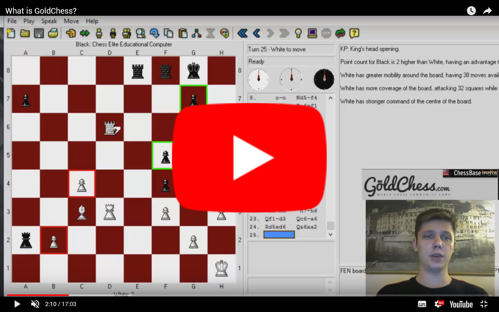 video Чем является GoldChess